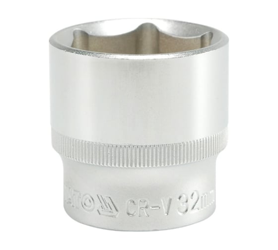 Головка торцевая короткая (32 мм; CrV; 1/2DR) YATO YT-1220 1