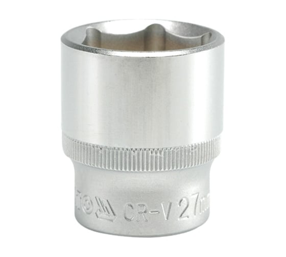 Головка торцевая короткая (27 мм; CrV; 1/2DR) YATO YT-1218 1