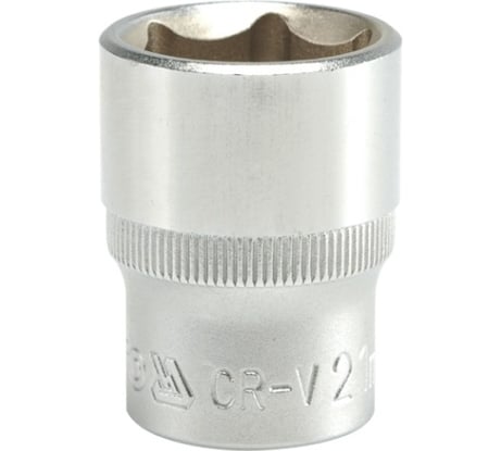 Головка торцевая короткая (21 мм; CrV; 1/2DR) YATO YT-1214