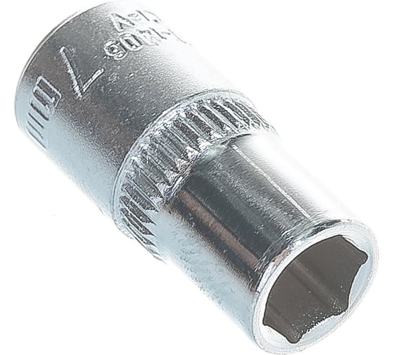 Головка торцевая короткая (7 мм; CrV; 1/4DR) YATO YT-1406