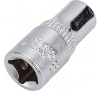 Головка торцевая короткая (6 мм; CrV; 1/4DR) YATO YT-1405