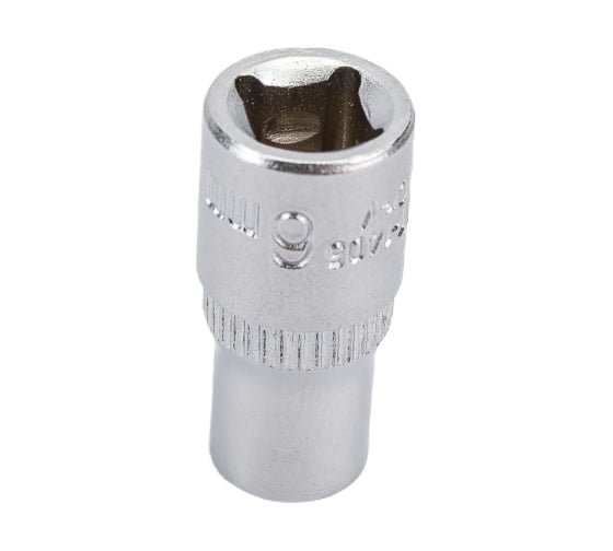 Головка торцевая короткая (6 мм; CrV; 1/4DR) YATO YT-1405