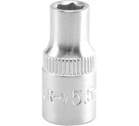 Головка короткая торцевая (4 мм; 1/4; CrV) YATO YT-1401