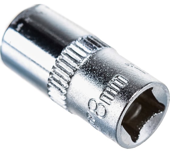 Торцовая головка YATO 1/4 CV короткая 8мм YT-1407, 37121407 228 1
