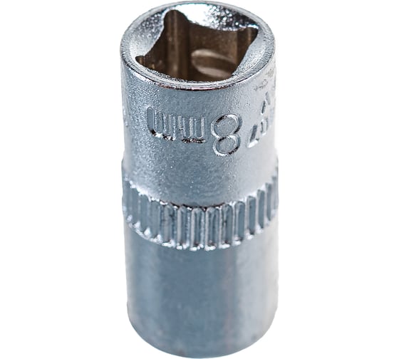 Торцовая головка YATO 1/4 CV короткая 8мм YT-1407, 37121407 228 1