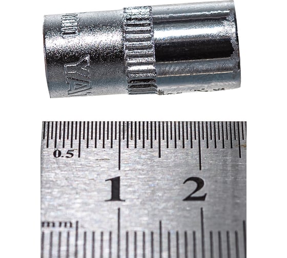 Торцовая головка YATO 1/4 CV короткая 8мм YT-1407, 37121407 228 1