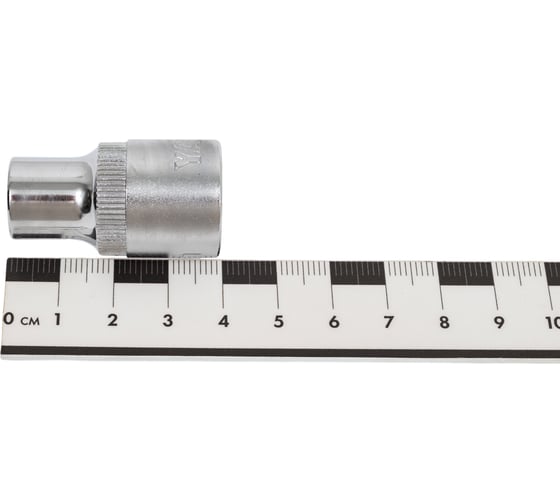 Головка торцевая короткая 12 гранная (10 мм; CrV; 1/2DR) YATO YT-1272