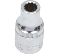 Головка торцевая короткая 12 гранная (8 мм; CrV; 1/2DR) YATO YYT-1270