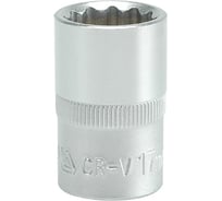 Торцевая головка YATO 1/2 CV короткая 17мм 12 гранная YT-1279 37121279 228 1