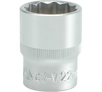 Головка торцевая короткая 12 гранная (22 мм; CrV; 1/2DR) YATO YYT-1284