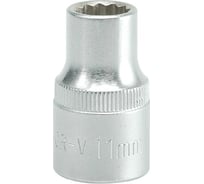 Головка торцевая короткая 12 гранная (11 мм; CrV; 1/2DR) YATO YT-1273