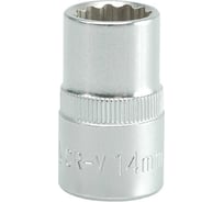 Головка торцевая короткая 12 гранная (14 мм; CrV; 1/2DR) YATO YT-1276