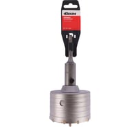 Коронка по кирпичу, камню, бетону 90 мм, М22, SDS-plus для перфоратора DERZHI 8306-013