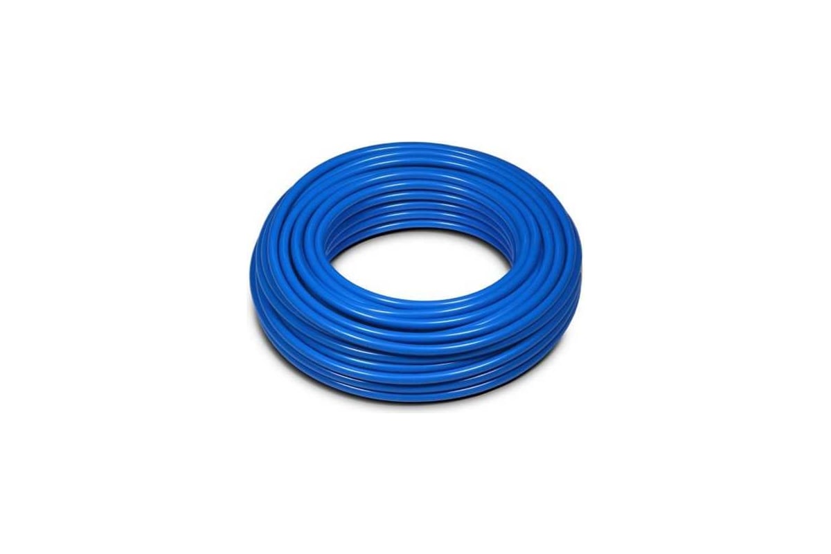Трубка полиуретановая 6x4 мм, 25 м, синяя CDC Pneumatics PU 0640(25M ...