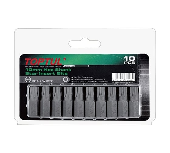 Насадка TORX T60 30 мм, 10 шт, блистер TOPTUL FSEA1260G 1