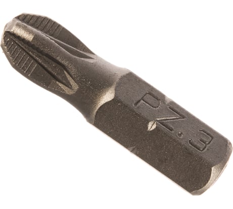 Бита магнитная Pozidrive (10 шт; 25 мм; PZ3; 1/4) МастерАлмаз 10501056