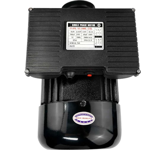 Двигатель YL100L-2 EL 3 кВт, 220 V, 2850 об/мин, медная обмотка на воздушный поршневой компрессор/электромотор/электродвигатель Electrolite 3884