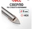 Сверло по стеклу и керамике (6 мм; 1/4HEX) VIRA 554066 2
