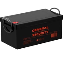 Аккумуляторная батарея гелевая General Security GSLG250-12 12В, 250 Ач УТ-00000560