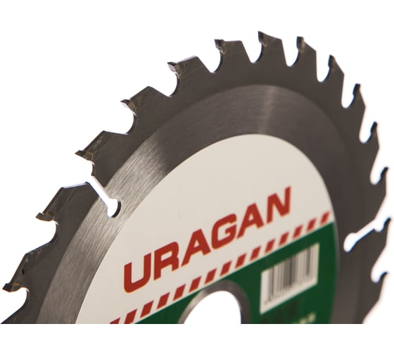 Диск пильный по дереву Оптимальный рез (180x30 мм; 30Т) Uragan 36801-180-30-30