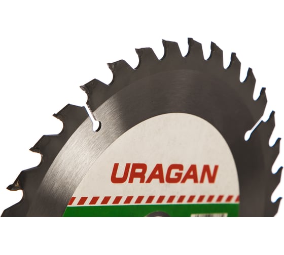 Диск пильный по дереву Оптимальный рез (210x30 мм; 36Т) Uragan 36801-210-30-36