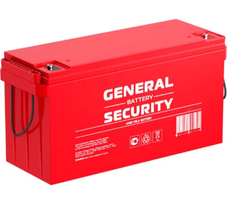 Аккумуляторная батарея General Security GS65-12 12В, 65 Ач УТ-00000513