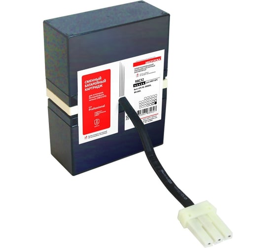 Сменный батарейный картридж для ИБП МНОГОТОКА RBC32 серия Professional - APC: 24 В, 7,2 Ач, 5,46 кг RBC32 Professional
