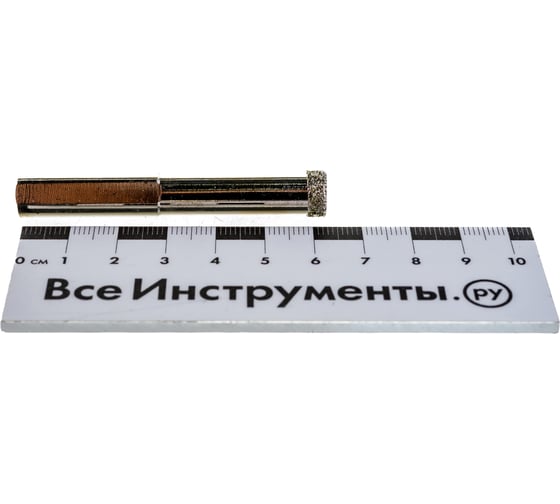 Сверло алмазное по керамограниту (2 шт; 10х67 мм; 3-гранный хвостовик) MATRIX 726103