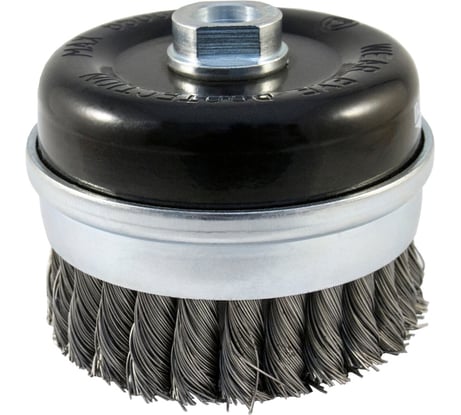 Щётка чашечная жгутовая с кольцом METAL Standard (65 мм; М14) для УШМ D.BOR D03-MS-065-M14-050