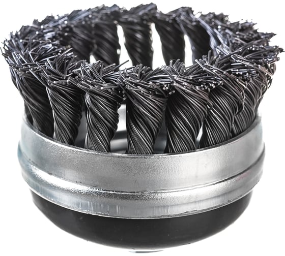 Щётка чашечная жгутовая с кольцом METAL Standard (75 мм; М14) для УШМ D.BOR D03-MS-075-M14-050 1
