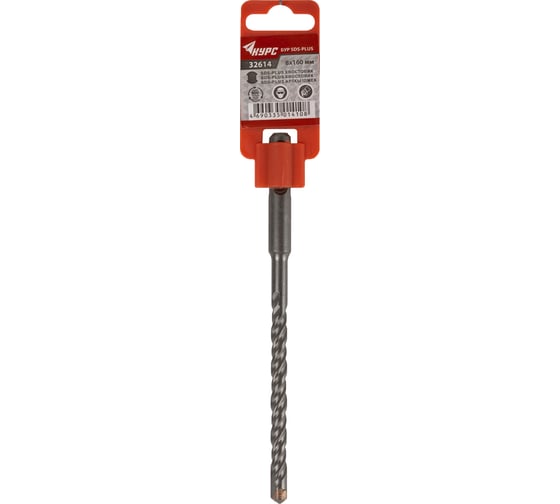Бур Курс SDS Plus с двойной резьбой 8х160 мм 32614