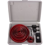 Набор коронок по дереву 12 шт, 19-127 мм DERZHI 8305-004