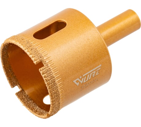 Коронка алмазная по керамике и стеклу 35 мм WURZ 91035