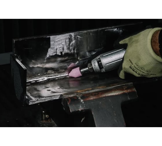 Головка шлифовальная с оправкой EW WK 20x25x6 мм, F60, розовая Abraforce АМ158880