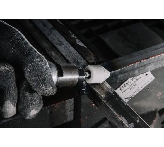 Головка шлифовальная с оправкой EW WK 20x32x6 мм, F60, белая Abraforce АМ158871