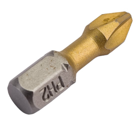 Биты фрезерованные TiN-half (10 шт; Ph2; 25 мм) D.BOR D-THT-PH02-025-010