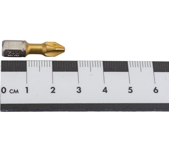 Биты фрезерованные TiN-half (10 шт; Ph2; 25 мм) D.BOR D-THT-PH02-025-010