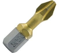 Биты фрезерованные TiN-half (10 шт; Ph1; 25 мм) D.BOR D-THT-PH01-025-010