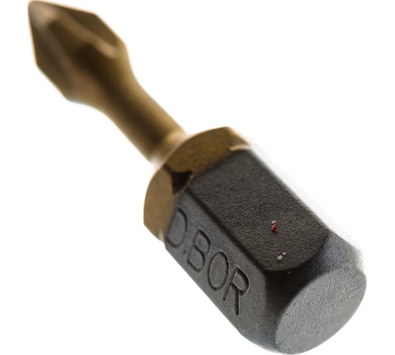 Биты фрезерованные TiN-half (10 шт; Ph1; 25 мм) D.BOR D-THT-PH01-025-010