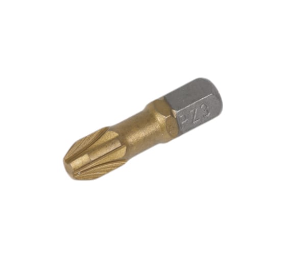Биты фрезерованные TiN-half (10 шт; Pz3; 25 мм) D.BOR D-THT-PZ03-025-010