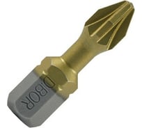 Биты фрезерованные TiN-half (10 шт; Pz1; 25 мм) D.BOR D-THT-PZ01-025-010