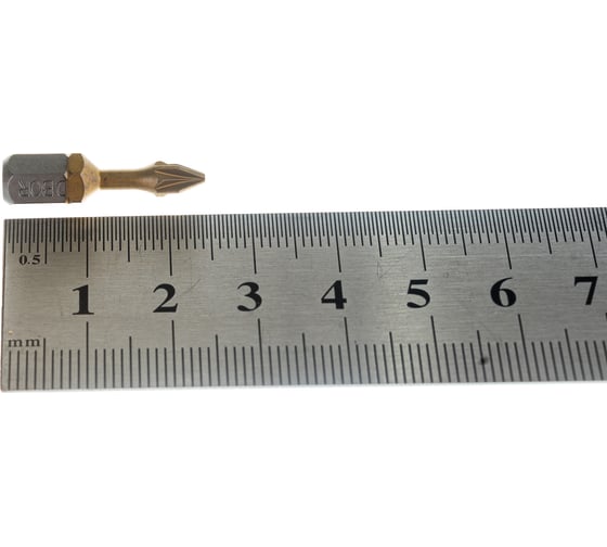 Биты фрезерованные TiN-half (10 шт; Pz1; 25 мм) D.BOR D-THT-PZ01-025-010