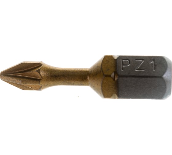 Биты фрезерованные TiN-half (10 шт; Pz1; 25 мм) D.BOR D-THT-PZ01-025-010