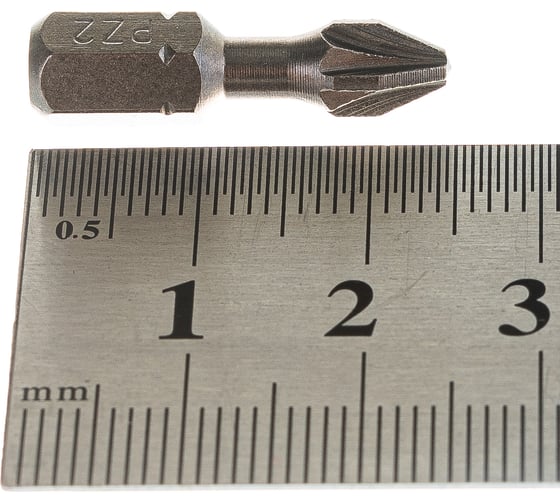 Биты фрезерованные (10 шт; Pz2; 25 мм; Torsion) D.BOR D-T-PZ02-025-010