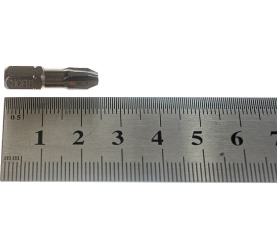 Биты фрезерованные (10 шт; Ph1; 25 мм; Torsion) D.BOR D-T-PH01-025-010