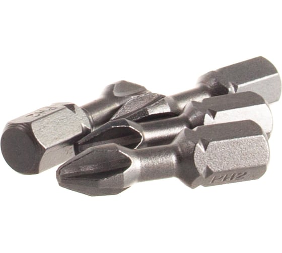 Биты фрезерованные (20 шт; Ph2; 25 мм; Torsion) D.BOR D-T-PH02-025-020
