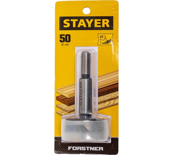 Сверло Форстнера по дереву STAYER Forstner 50 мм 29985-50_z01