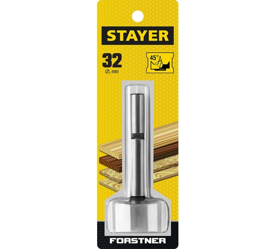 Сверло Форстнера STAYER Forstner по дереву 32 мм 29985-32_z01
