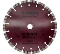 Диск алмазный отрезной Industrial Hard (230х22.23 мм) Hilberg HI806 16132044