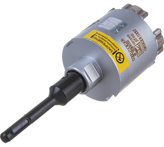 Коронка алмазная по бетону Laser Five Teeth 68 мм Hilberg HP268